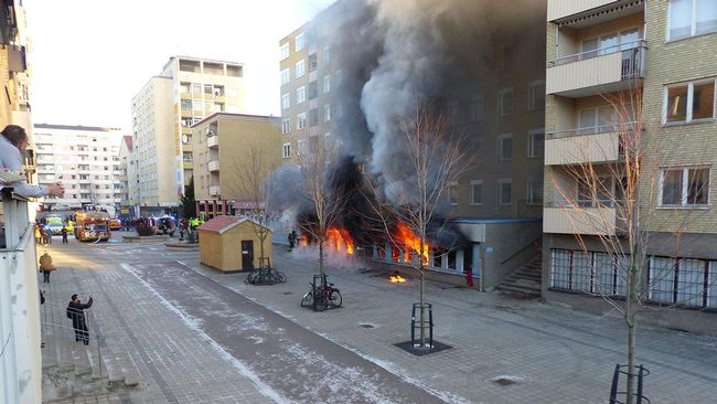 3rd arson attack on Swedish mosque